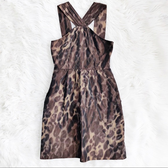 Banana Republic Dresses & Skirts - Banana Republic watercolor leopard print dress